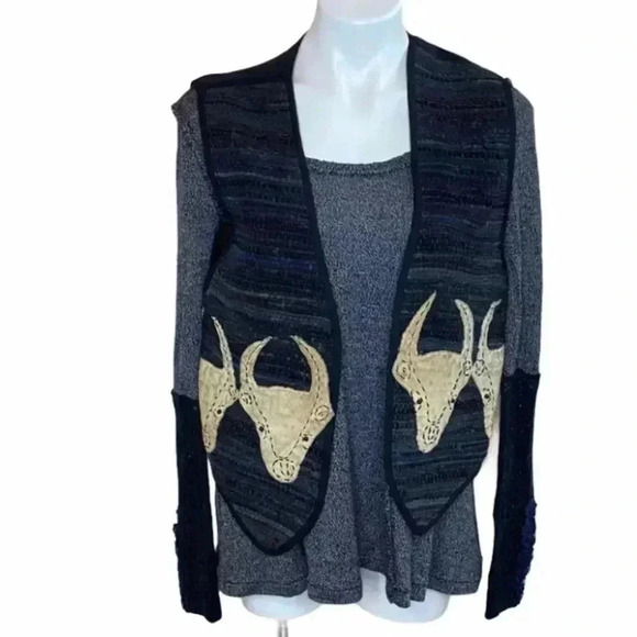 Jackets & Blazers - Western handmade leather Bull skull Oversized Yellowstone AJ vest